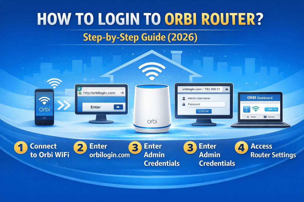 How to Login to Orbi Router? (Step-by-Step Guide&nbsp;2026)